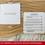 Classic White Display Cards for Press On Nail Sets (MOQ=50)