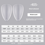 Nail Tips Amazon popular press on nails matte 450 almonds free of engraving ultra-thin and seamless patch manicure fake nails