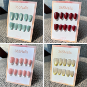 Classic & Cat Eye French Tip Press-On Nails Collection | Multi-Color & Glitter Options