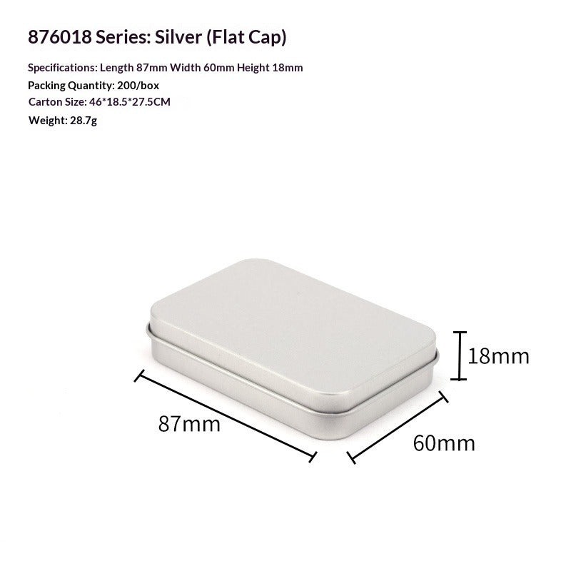 Custom Metal Press On Nail Storage Tin (MOQ=10)