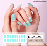 Semi-Cured Gel Nail Strips Gradient French Soft Pink Glossy Set (MOQ=3)