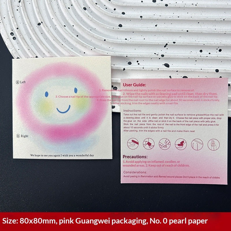 Classic White Display Cards for Press On Nail Sets (MOQ=50)