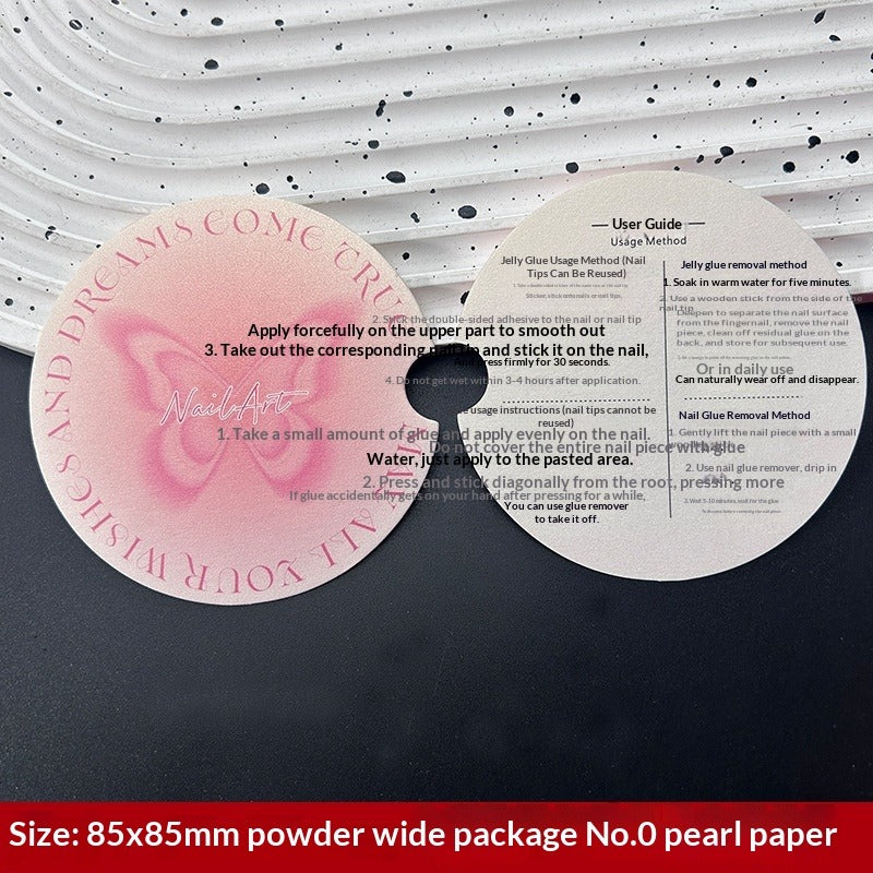 Classic White Display Cards for Press On Nail Sets (MOQ=50)