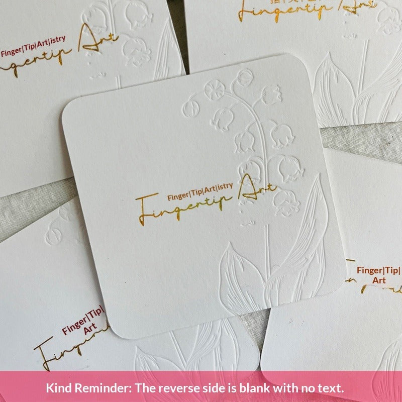 Embossed Gold Foil Display Cards for Press On Nails (MOQ=50)