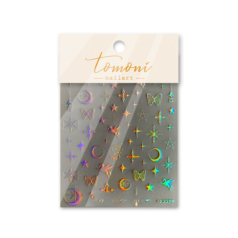 Holographic Celestial – Iridescent Nail Art Set