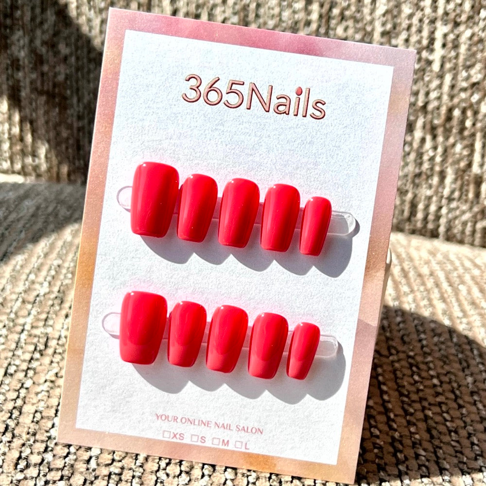 20 Colors Mega Palette - Premium Solid Handmade Nails (8 Shapes Available)