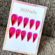 Electric Petal - Neon Fuchsia Press-On Nails