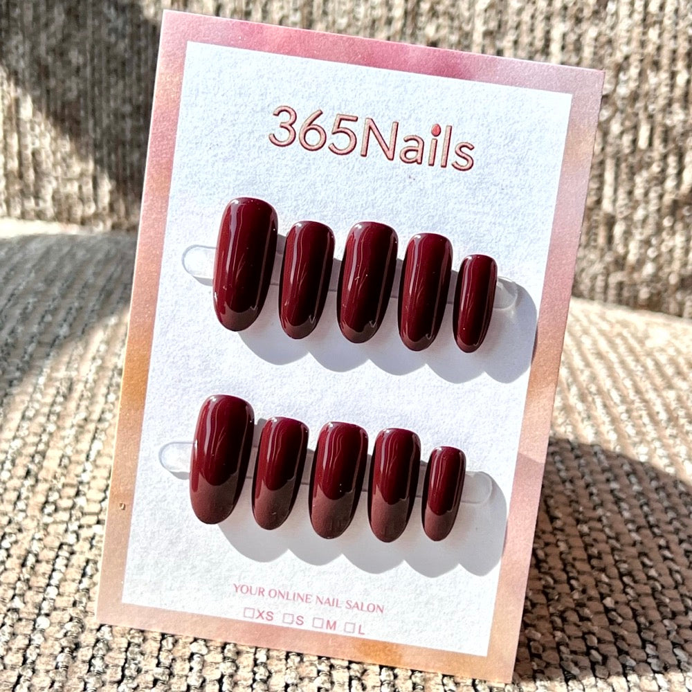 "20 Colors Mega Palette" - Premium Solid Handmade Nails (8 Shapes Available)