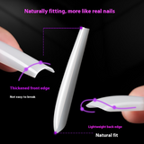 Nail Tips XXXL plus rectangular nail,  fake nails, full stickers, square nail pads,  trapezoidal nail art, square head transparent nail pads