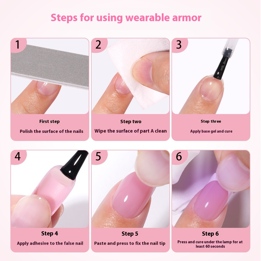 Nail Tips French press on nails  Short Almond Short Square Versatile Removable Patch Nail Art 150 Boxed Fake Nails