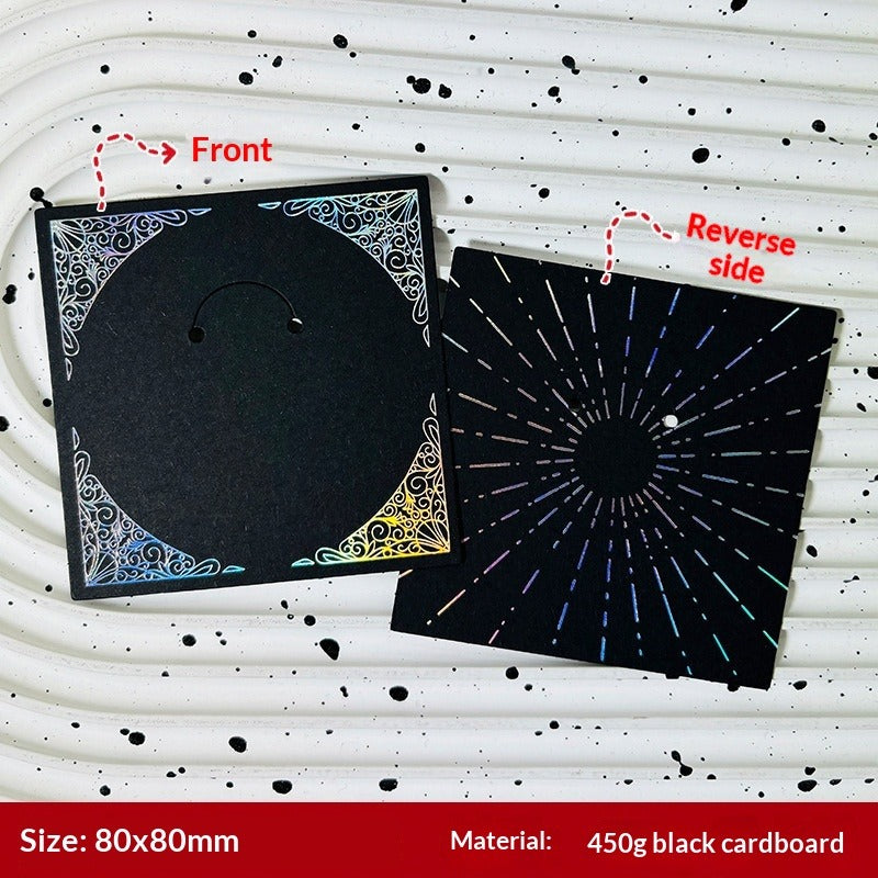 Classic White Display Cards for Press On Nail Sets (MOQ=50)