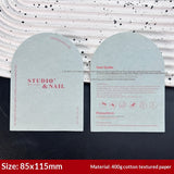 Arch Shape Display Cards for Handmade Press On Nails (MOQ=50)