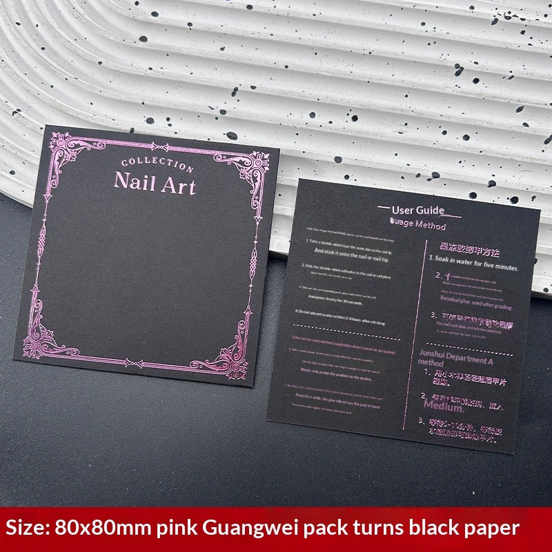 Classic White Display Cards for Press On Nail Sets (MOQ=50)