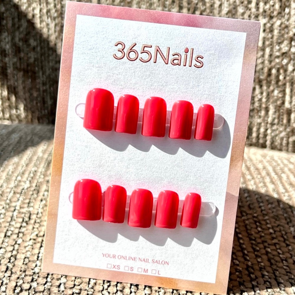 "20 Colors Mega Palette" - Premium Solid Handmade Nails (8 Shapes Available)