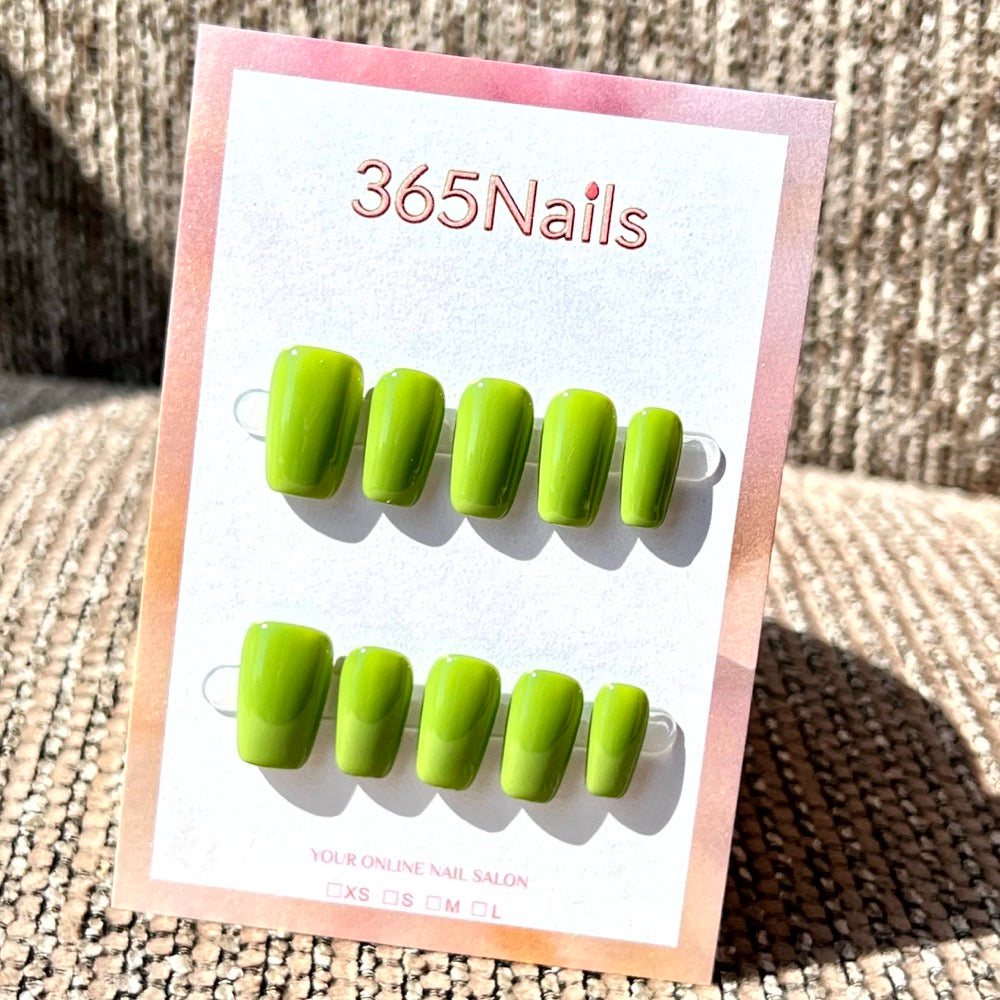 "20 Colors Mega Palette" - Premium Solid Handmade Nails (8 Shapes Available)