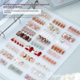 Clear Nail Art Display Album Organizer