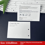 Premium Nail Display Cards with Artistic Gradient Background (MOQ=50)