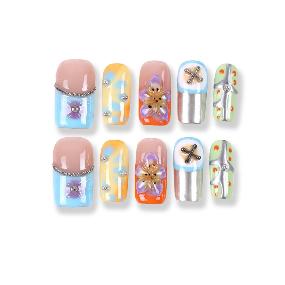 365Nails Pastel Pop Bloom Press-On Nails