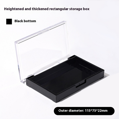 Square press on nails storage box wholesale