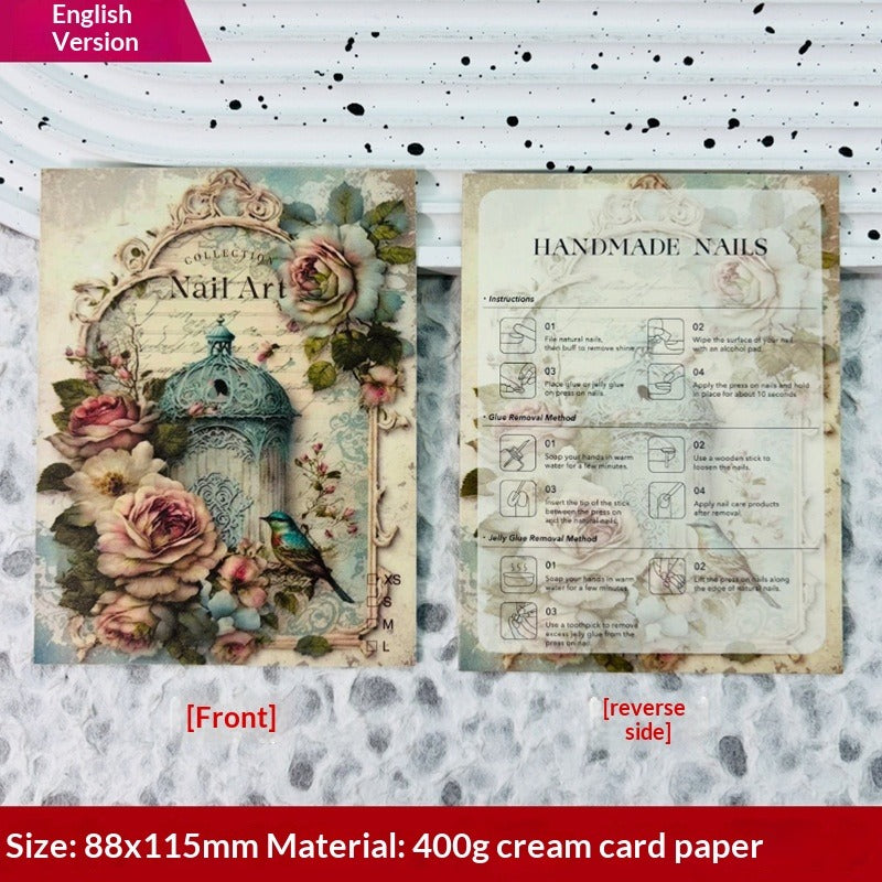 European Style Display Cards for Press On Nail Sets (MOQ=50)