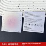 Premium Nail Display Cards with Artistic Gradient Background (MOQ=50)