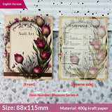 Custom Printed Display Cards for Press On Nail Packaging (MOQ=50)