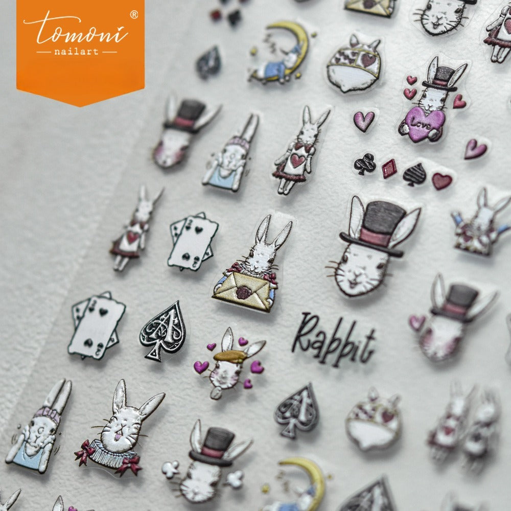 Bunny Multi-Role Play – Cute Cartoon Nail Art Set