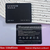 Horizontal Textured Press On Nail Display Cards (MOQ=50)