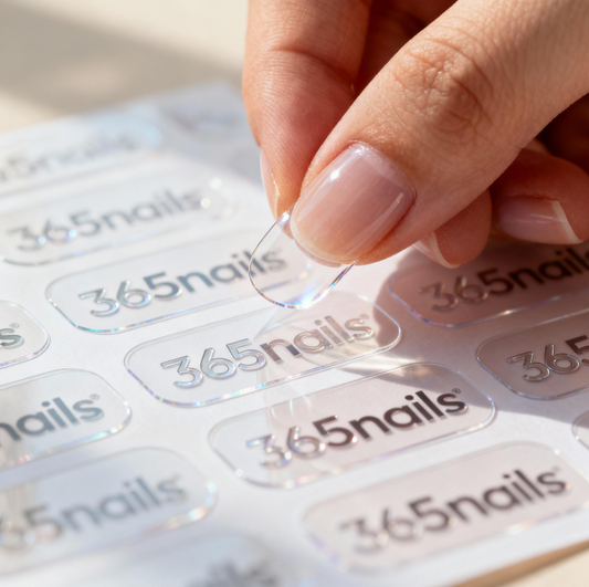 Custom Crystal Logo Stickers for Packaging (Private Label, MOQ 500)