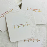 Embossed Cotton Paper Display Cards for Press On Nails (MOQ=50)