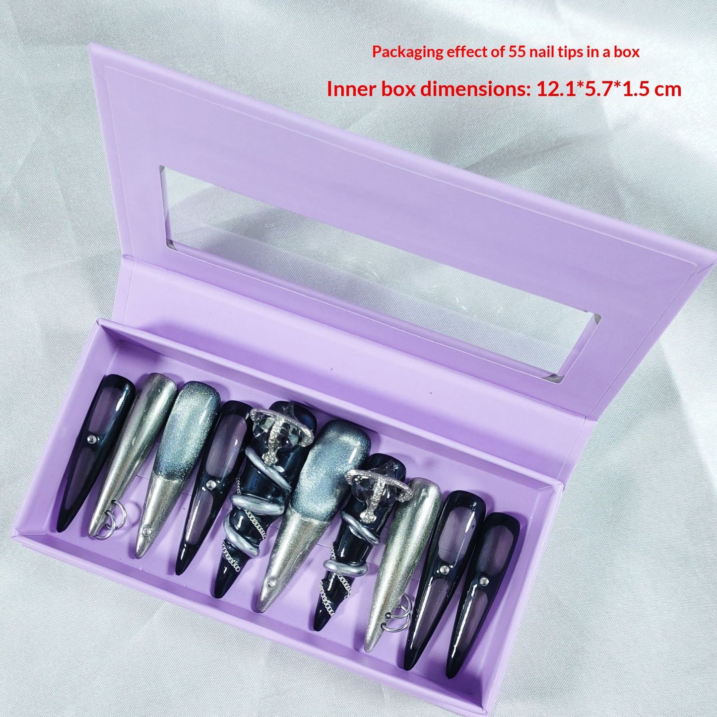 Magnetic Press On Nail Storage Gift Box (MOQ=5)