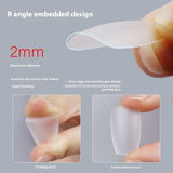 Nail Tips Transparent nail piece wholesale 30 pieces, full number, light and thin, full sticker, trapezoidal non-marking, wear-free patch, frosted nail piece