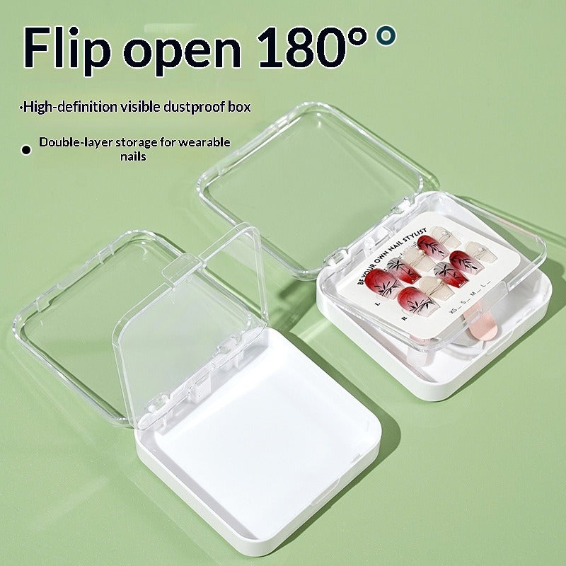 Double Layer Press On Nail Storage Display Box