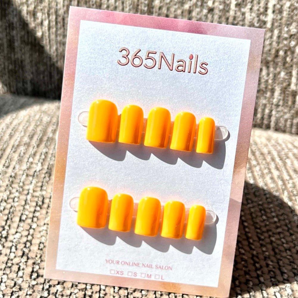 "20 Colors Mega Palette" - Premium Solid Handmade Nails (8 Shapes Available)