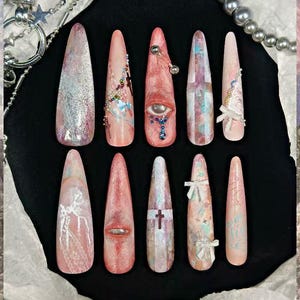 路西法墮落天使穿戴甲 "失樂園" | Handartnails