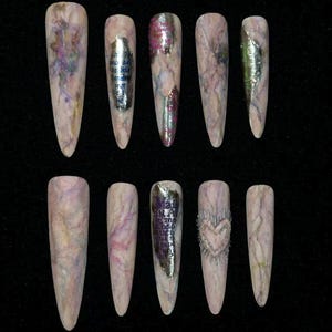 賽博朋克膚色穿戴甲 "虛擬身體" | Handartnails