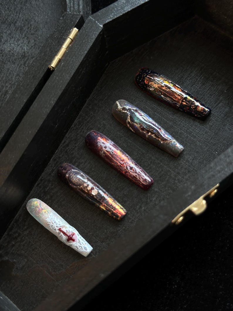哥德宇宙穿戴甲「暗日紀元」 | Handartnails