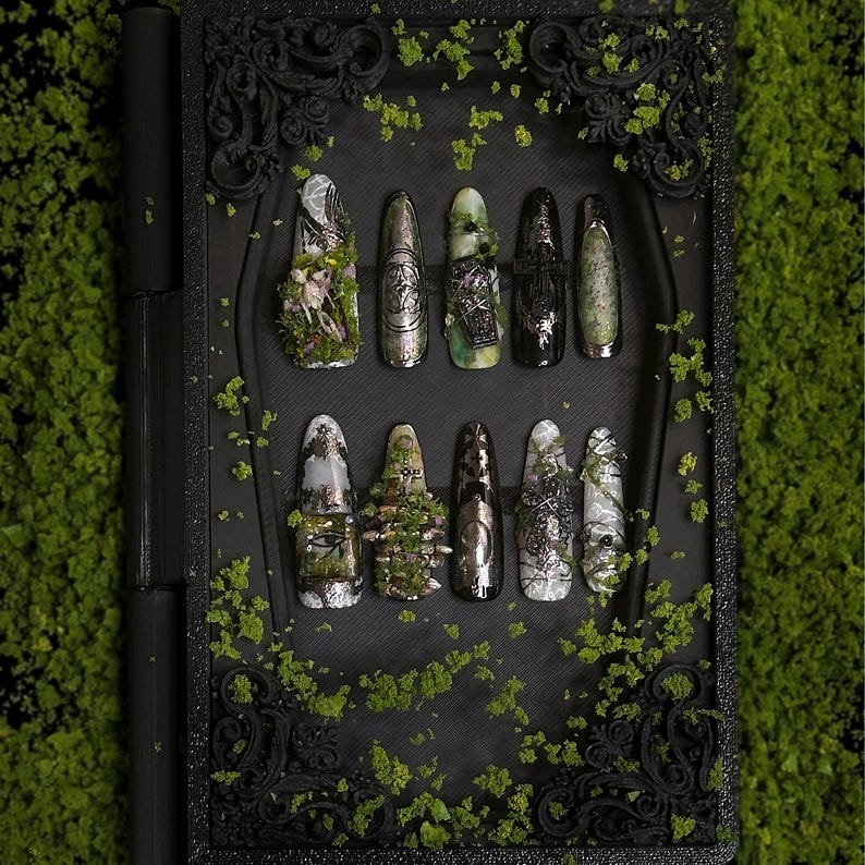 苔蘚哥德穿戴甲 "末日鏽蝕" | Handartnails
