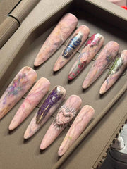賽博朋克膚色穿戴甲 "虛擬身體" | Handartnails