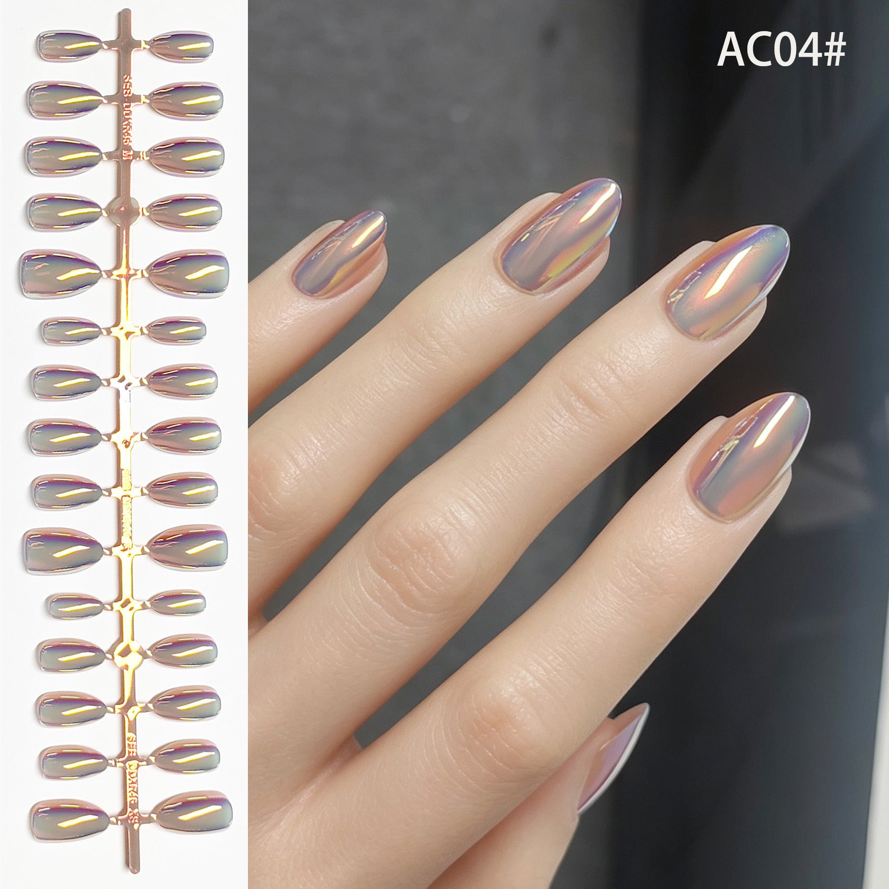 Chic Short Almond Press-On Nails - Classic French & Versatile Colors