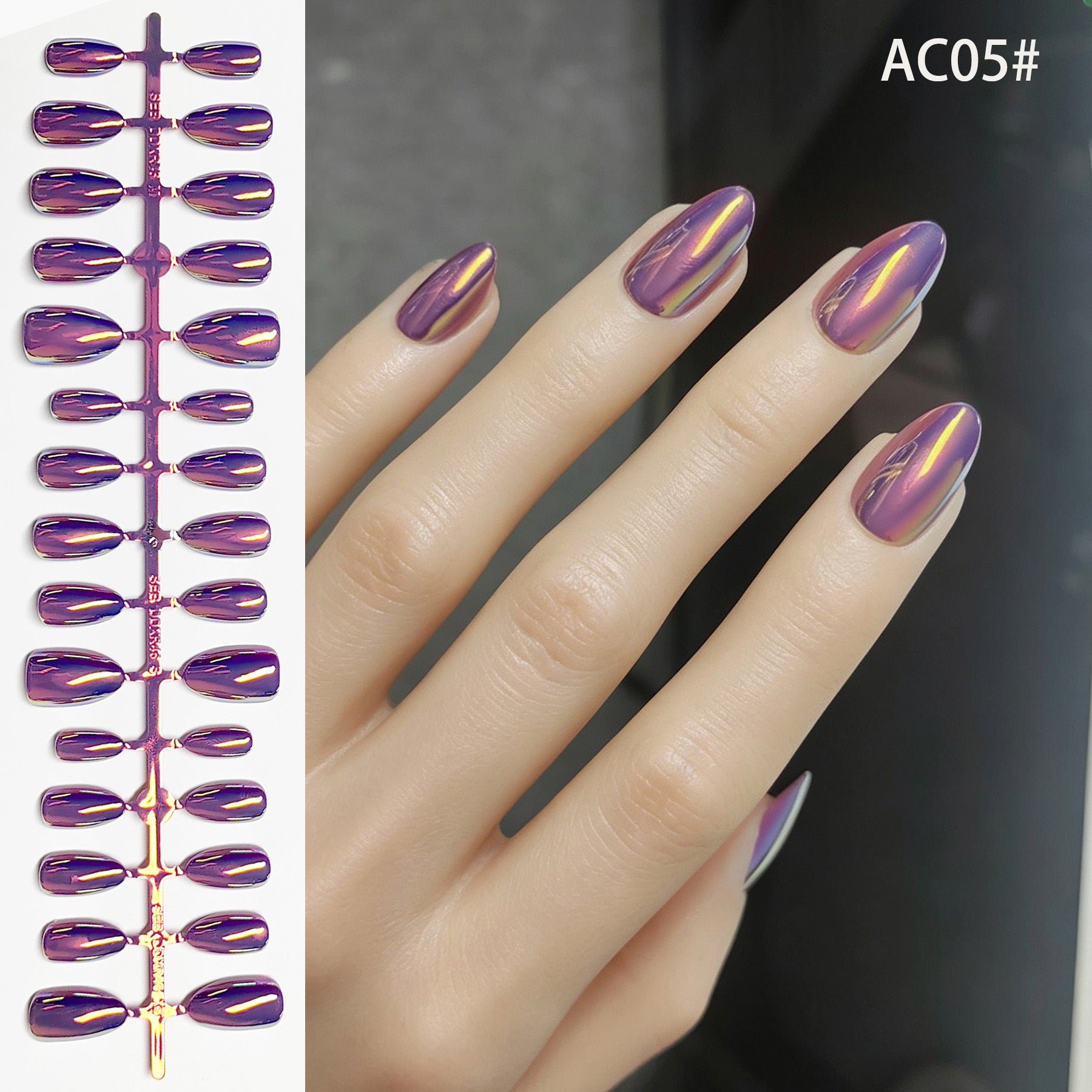 Chic Short Almond Press-On Nails - Classic French & Versatile Colors