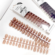 DIY Blank Press-On Nail Tips - Short Square/Oval Bulk Pack
