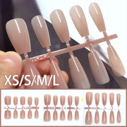 Dusty Pink Tapered Coffin Press-On Nails