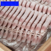 30 Pcs Autumn Rose Blush Gradient Short Coffin Press-On Nail Blanks