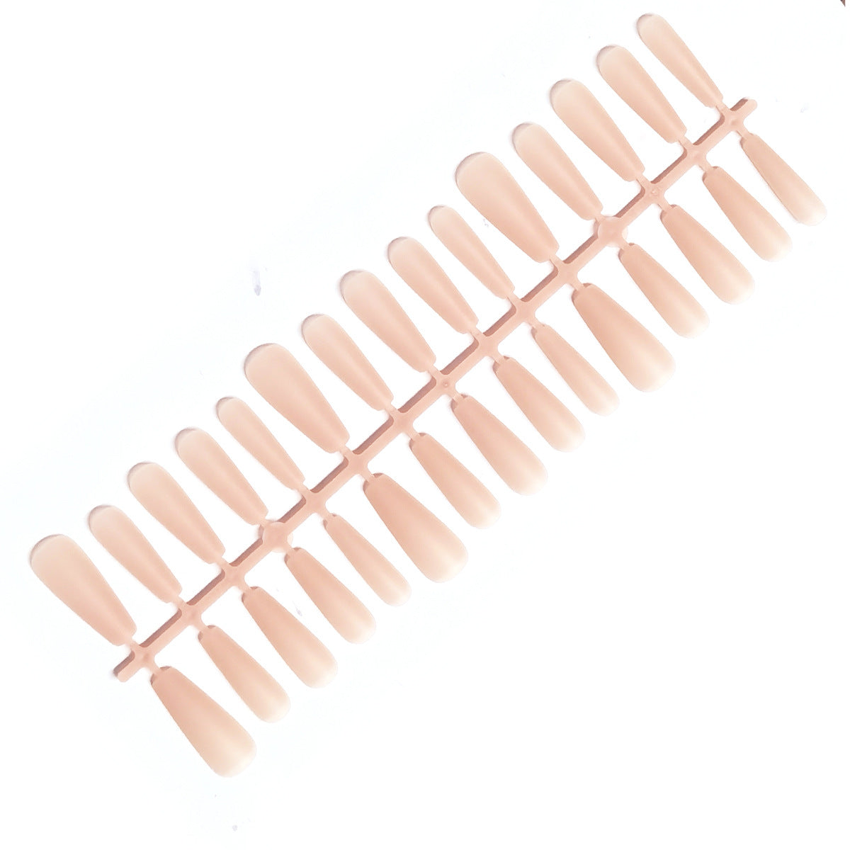 Bulk Coral Nude Press-On Nail Tips - Versatile Base Blanks for DIY