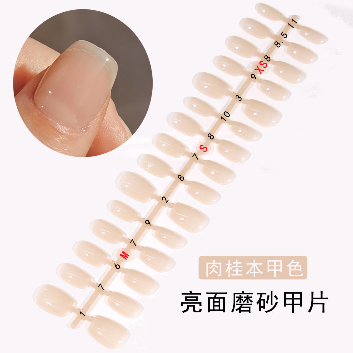Wholesale Blush Gradient Press-On Nail Blanks | Salon Semi-Finished Tips