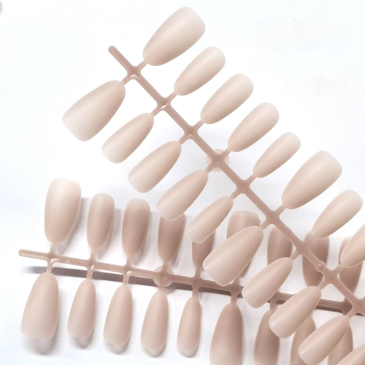 Matte Muted Lavender Press-On Nail Blanks for DIY