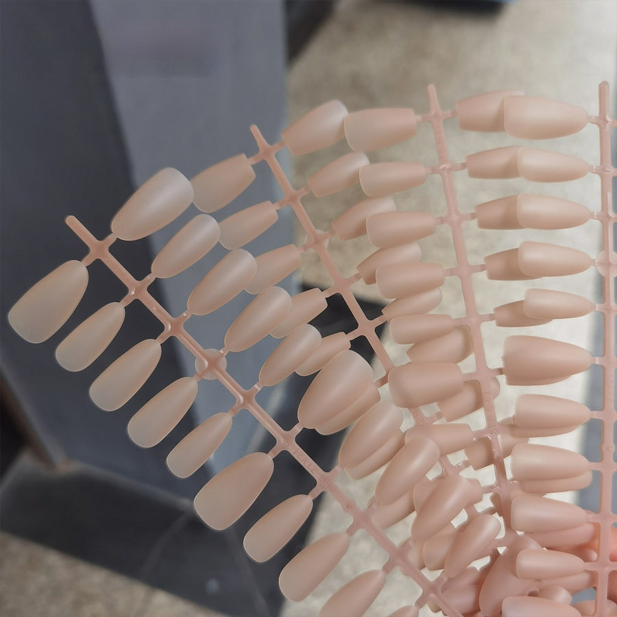 Matte Nude Press-On Nail Blanks for Wholesale