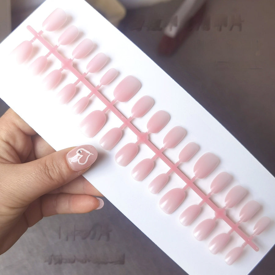 30pcs Lilac Pink Short Oval Press-On Nail Blanks for DIY Nail Art
