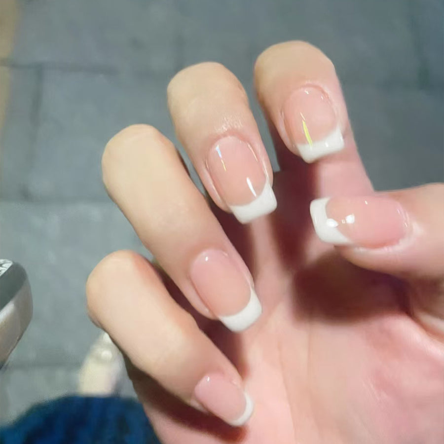 Elegant Short Classic French Press-On Nails